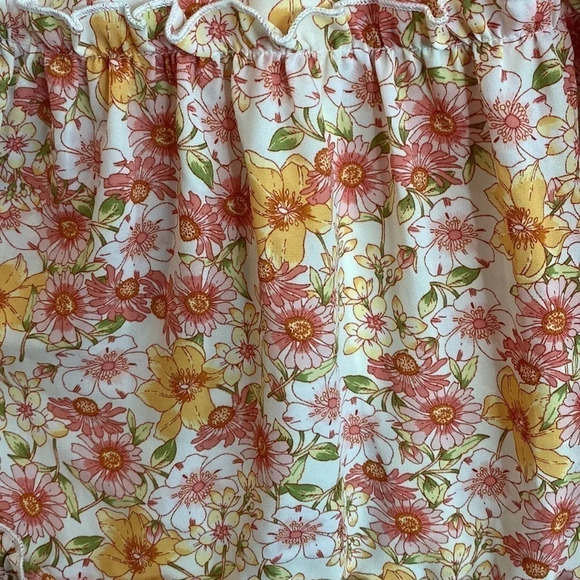 Floral Tiered Tank Ruched Fit & Flare Dress - Picture 3 of 4